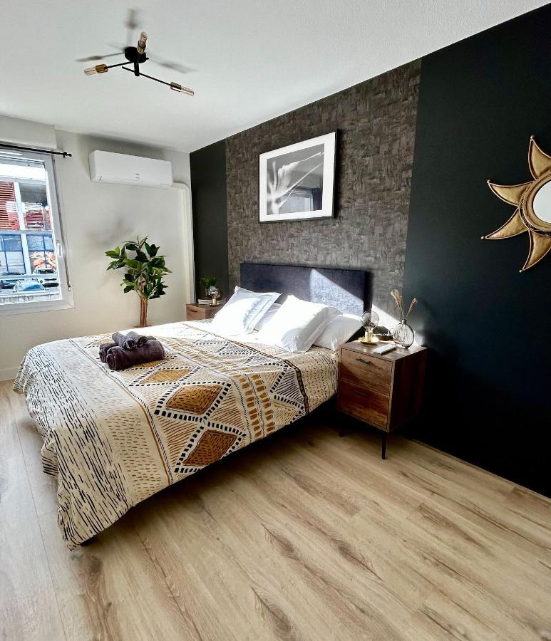 Apartament Modern 1 Bdr + Balcony + Free Parking + Ac + Pool L'Isle-d'Abeau Zewnętrze zdjęcie